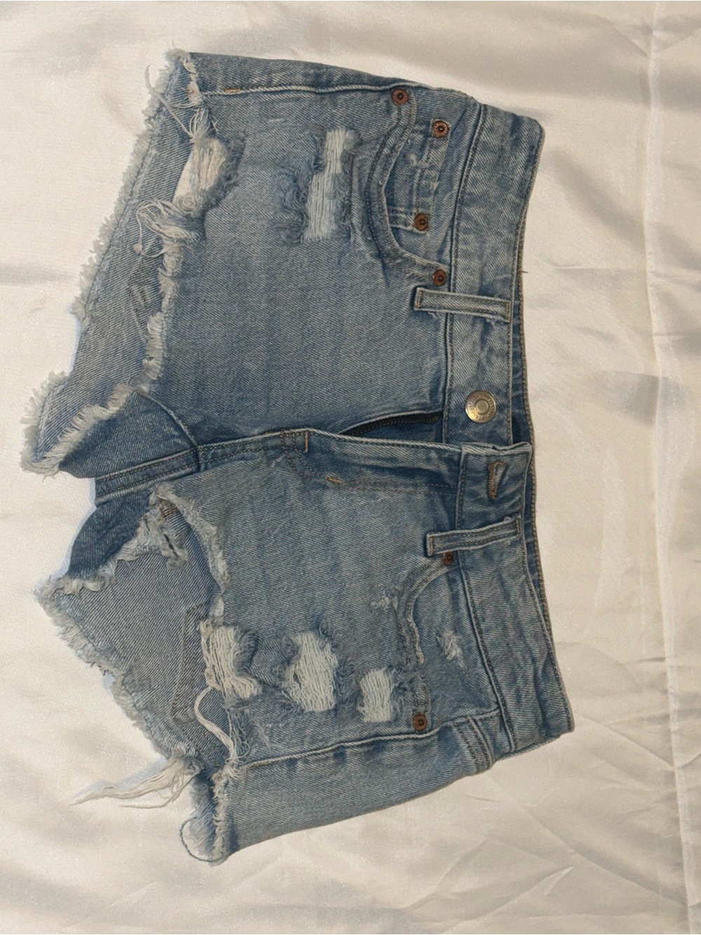 Aeropostale Light Wash Low Rise Shorty 🤍